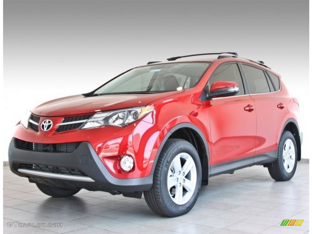 Barcelona Red Metallic 2013 Toyota RAV4 XLE Exterior Photo #83561946