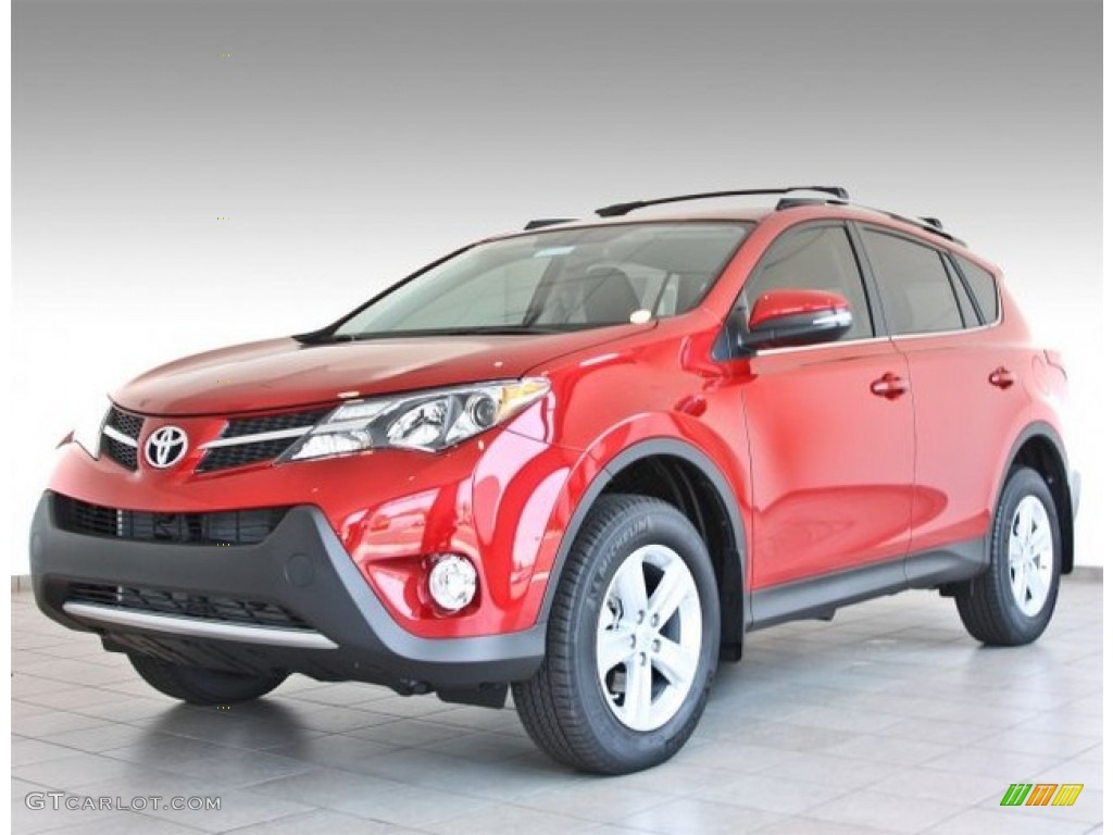 2013 RAV4 XLE - Barcelona Red Metallic / Black photo #1