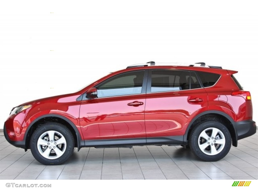 2013 RAV4 XLE - Barcelona Red Metallic / Black photo #2