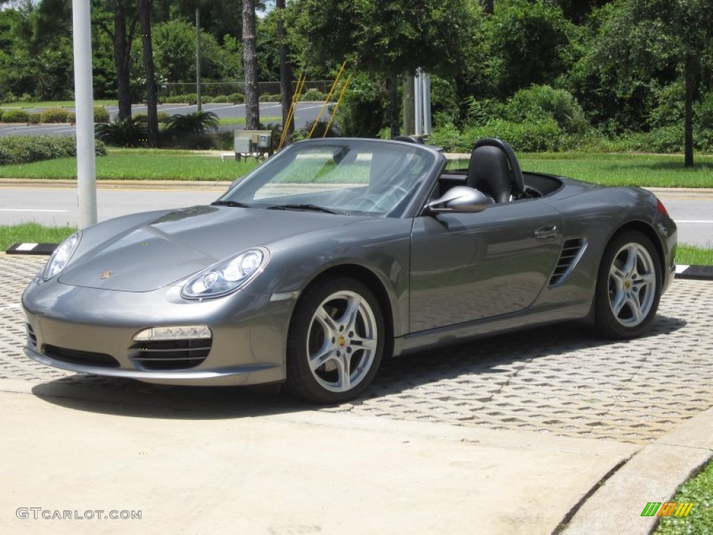 Meteor Grey Metallic 2010 Porsche Boxster Standard Boxster Model Exterior Photo #83562762