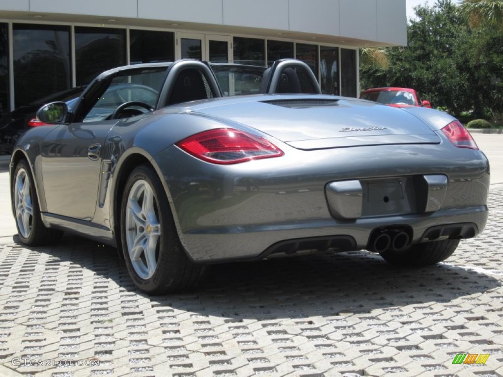 2010 Boxster  - Meteor Grey Metallic / Black photo #5