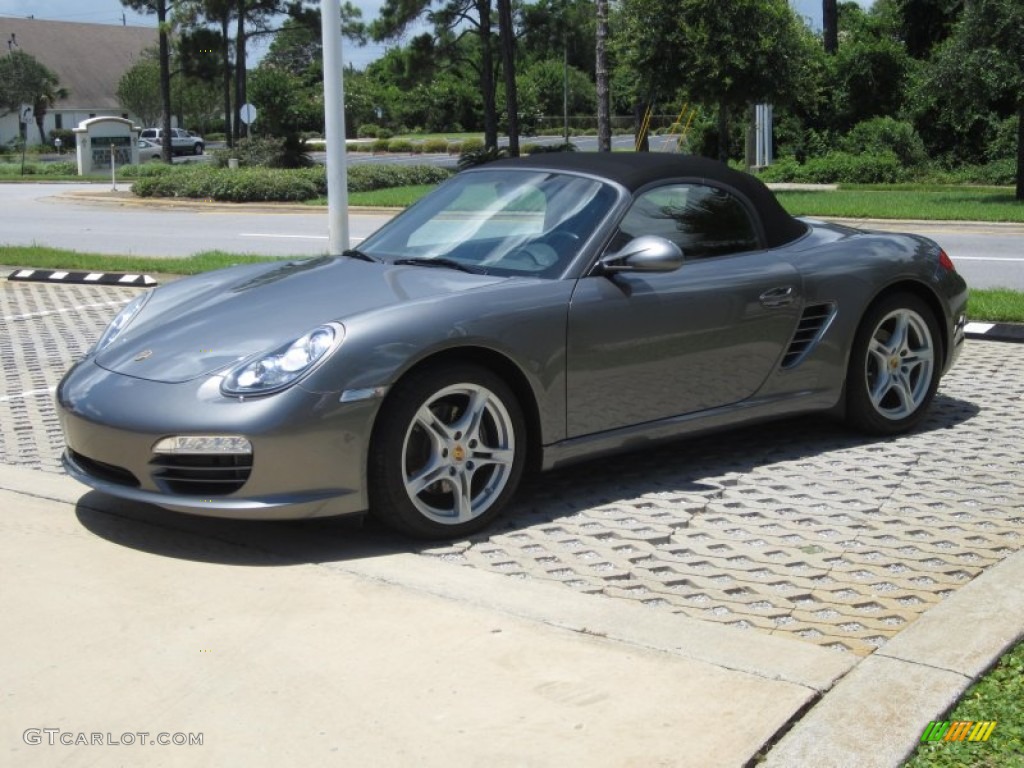 2010 Boxster  - Meteor Grey Metallic / Black photo #11