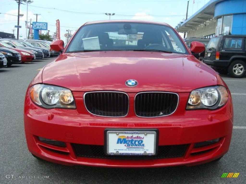 2010 1 Series 128i Coupe - Sedona Red Metallic / Black photo #2