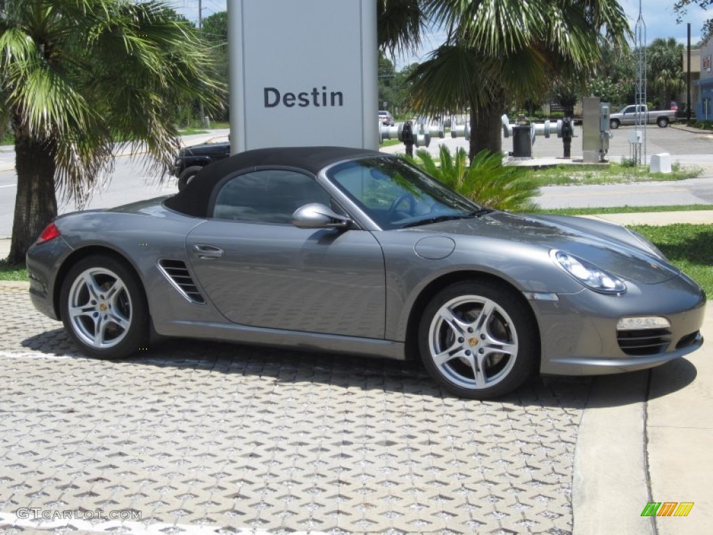 2010 Boxster  - Meteor Grey Metallic / Black photo #13