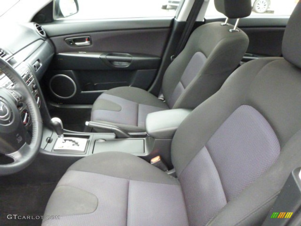 2007 MAZDA3 s Sport Sedan - Phantom Blue Mica / Black photo #10