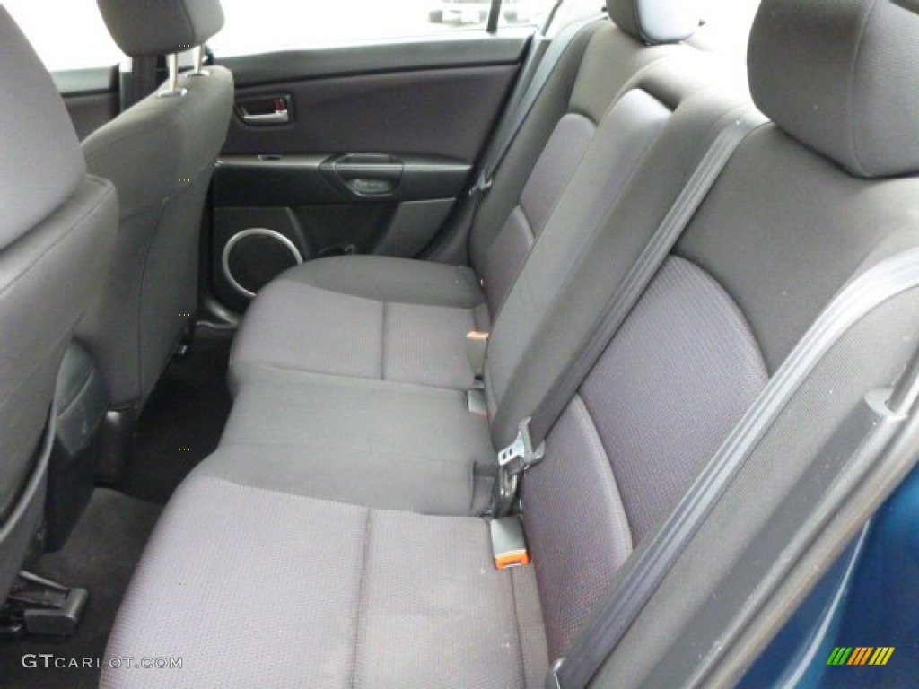 2007 MAZDA3 s Sport Sedan - Phantom Blue Mica / Black photo #11