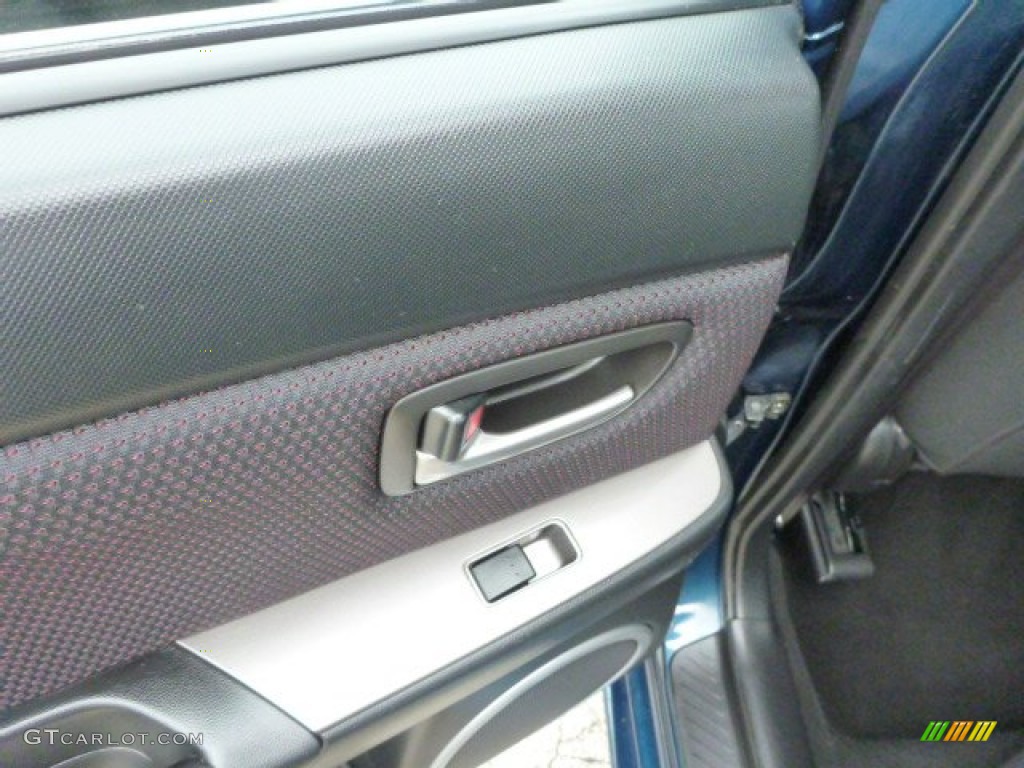 2007 MAZDA3 s Sport Sedan - Phantom Blue Mica / Black photo #13