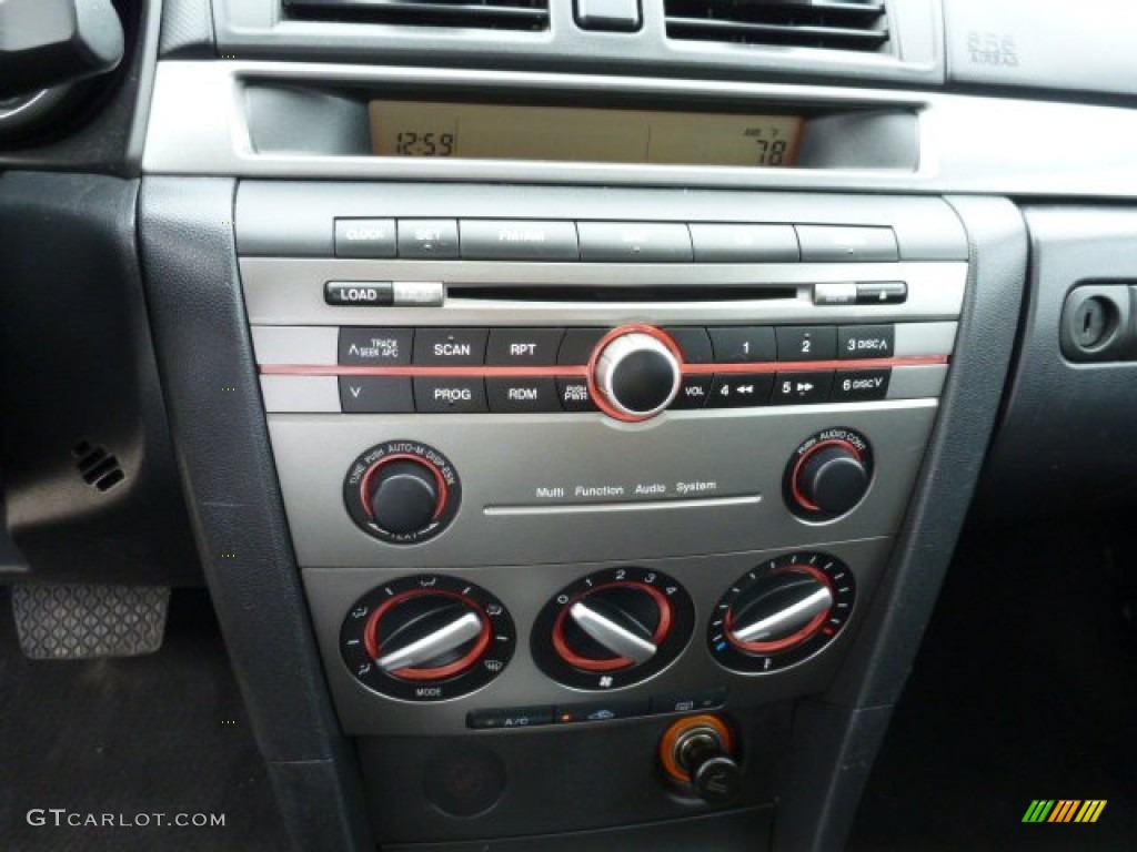2007 MAZDA3 s Sport Sedan - Phantom Blue Mica / Black photo #19