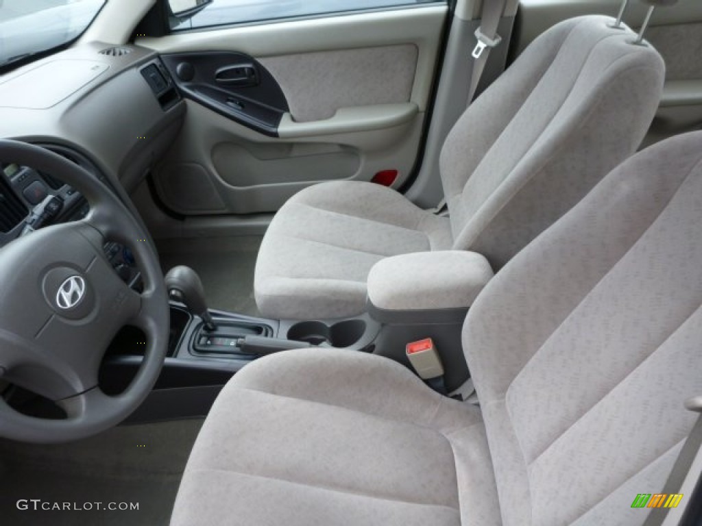 2006 Elantra GLS Sedan - Moonlit Dark Blue / Gray photo #10