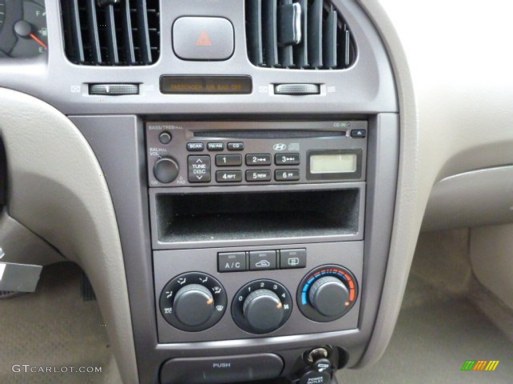 2006 Elantra GLS Sedan - Moonlit Dark Blue / Gray photo #18