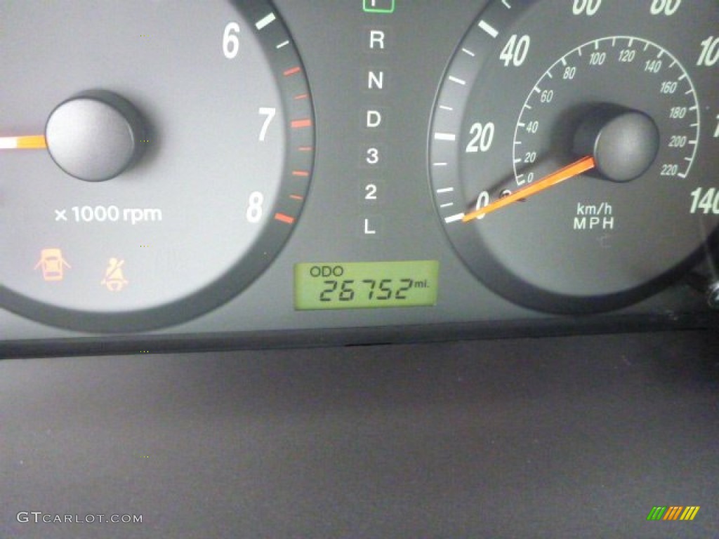 2006 Elantra GLS Sedan - Moonlit Dark Blue / Gray photo #19