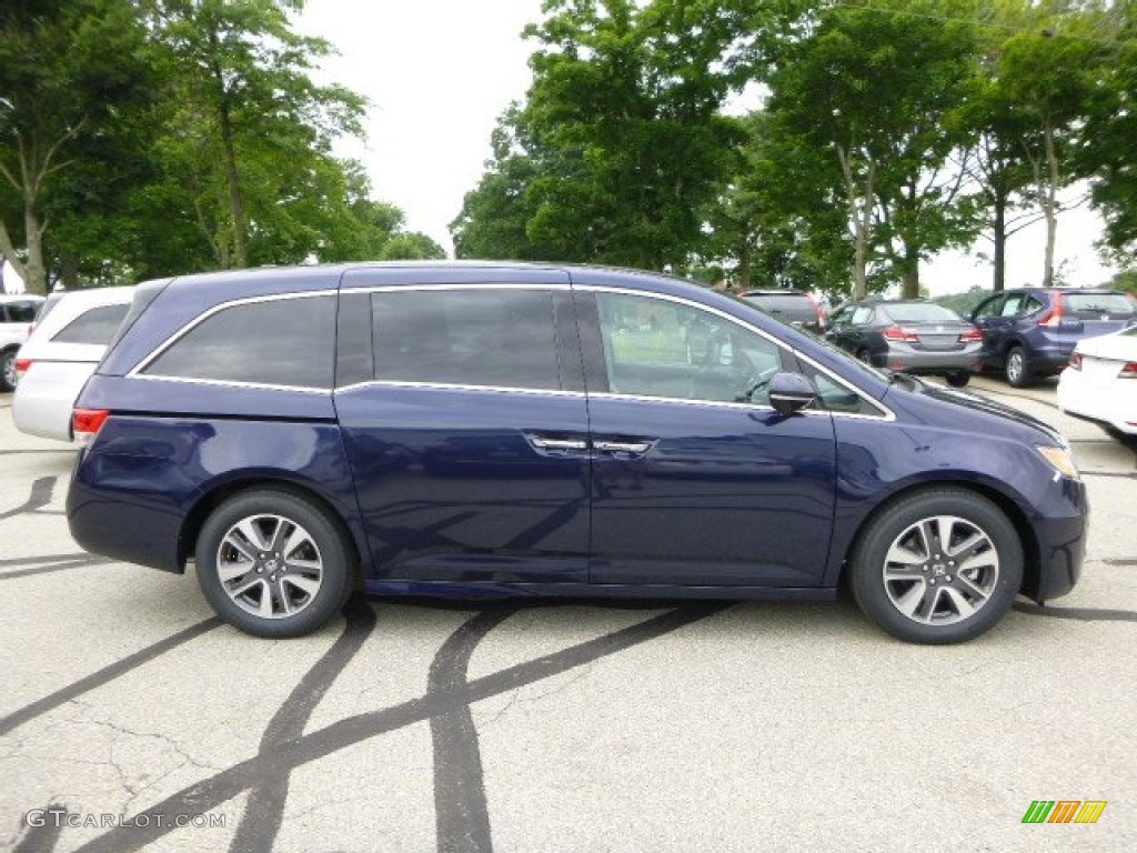 2014 Odyssey Touring - Obsidian Blue Pearl / Gray photo #2