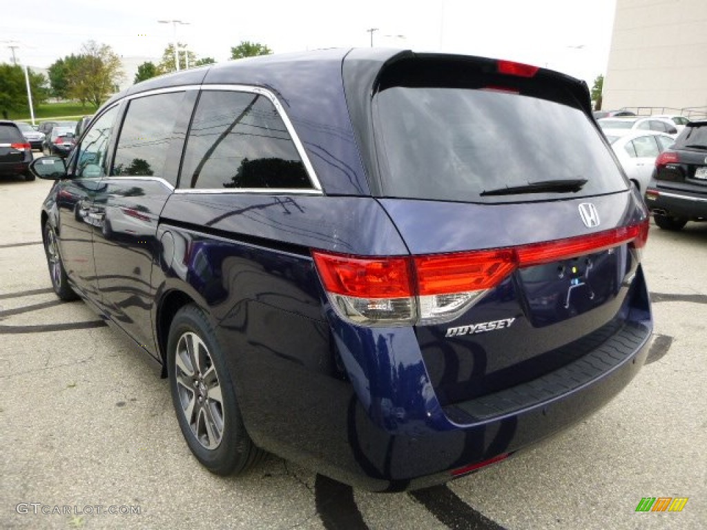 2014 Odyssey Touring - Obsidian Blue Pearl / Gray photo #5