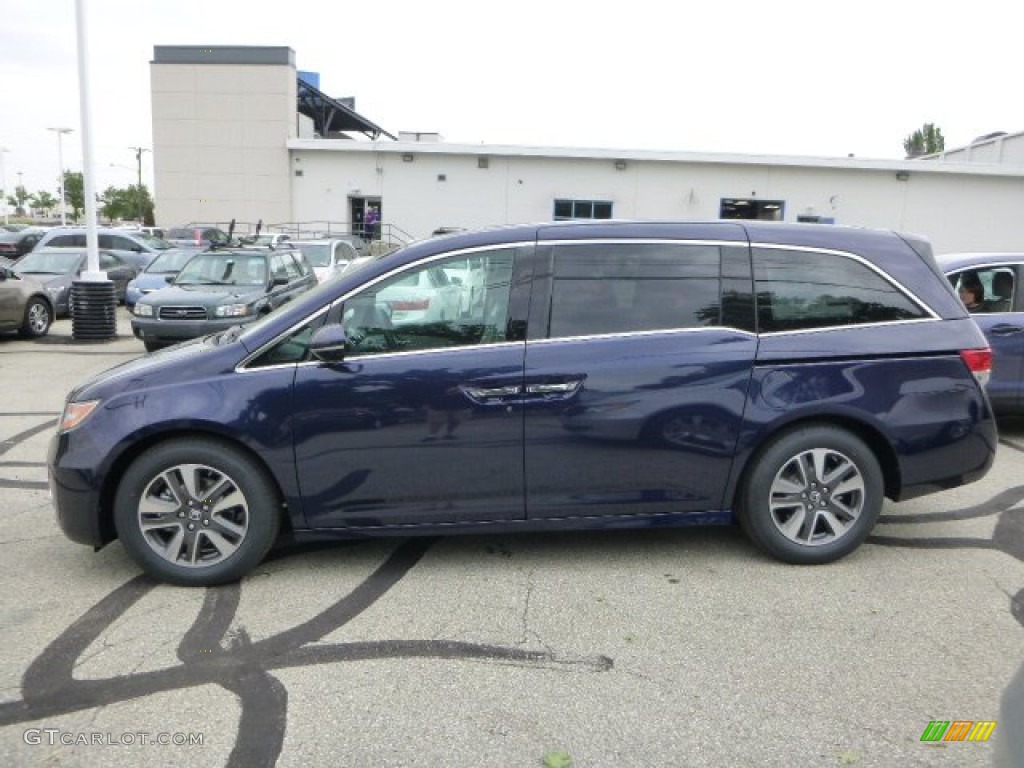 2014 Odyssey Touring - Obsidian Blue Pearl / Gray photo #6