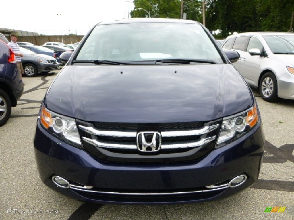 2014 Odyssey Touring - Obsidian Blue Pearl / Gray photo #8