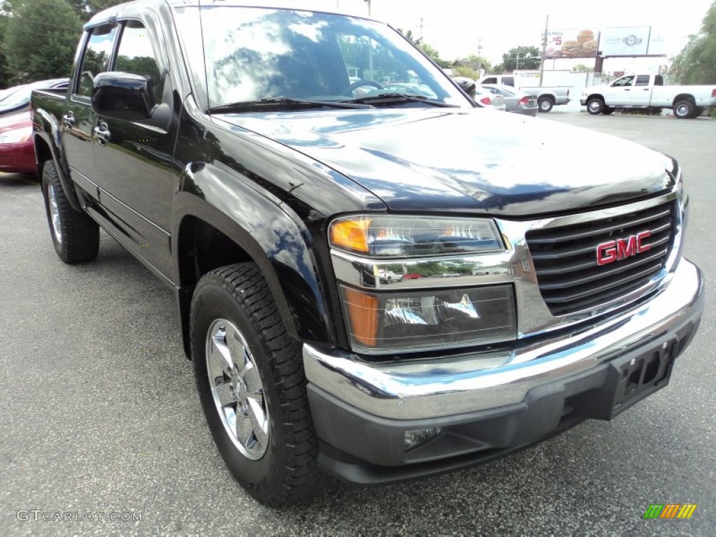 Onyx Black 2010 GMC Canyon SLE Crew Cab Exterior Photo #83565264