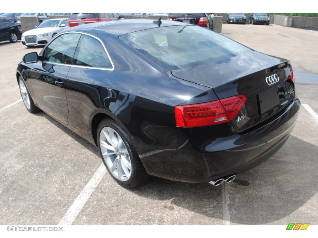 Brilliant Black 2014 Audi A5 2.0T quattro Coupe Exterior Photo #83565399