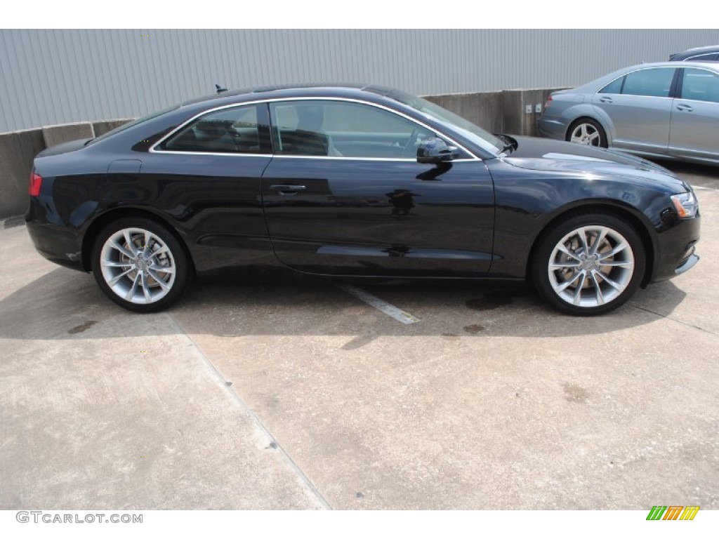 Brilliant Black 2014 Audi A5 2.0T quattro Coupe Exterior Photo #83565477