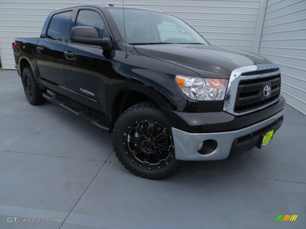 2013 Tundra TSS CrewMax - Black / Black photo #2