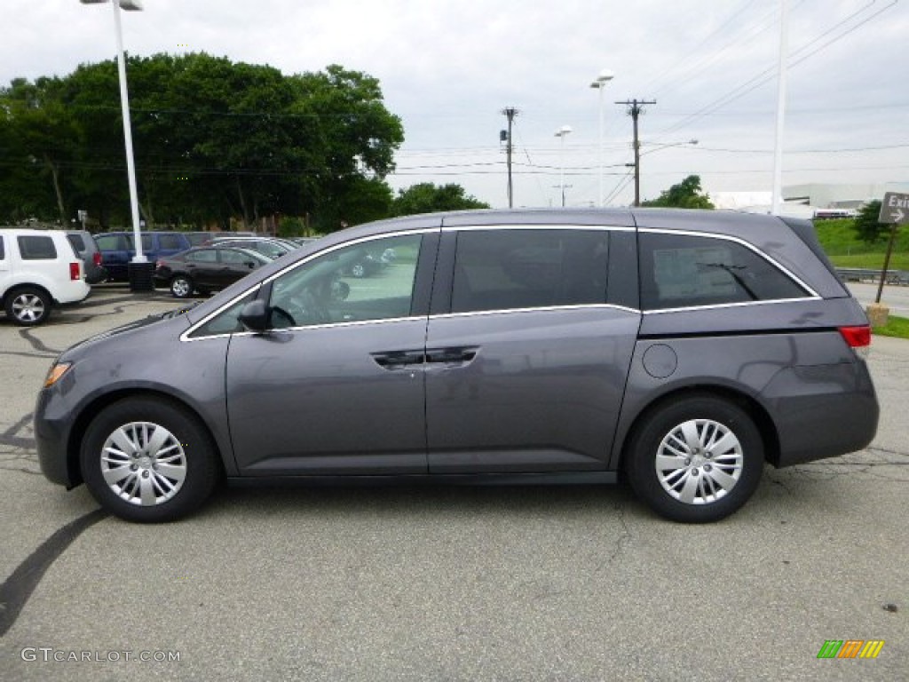 Modern Steel Metallic 2014 Honda Odyssey LX Exterior Photo #83565891