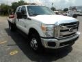 Oxford White - F350 Super Duty XLT SuperCab 4x4 Chassis Photo No. 23