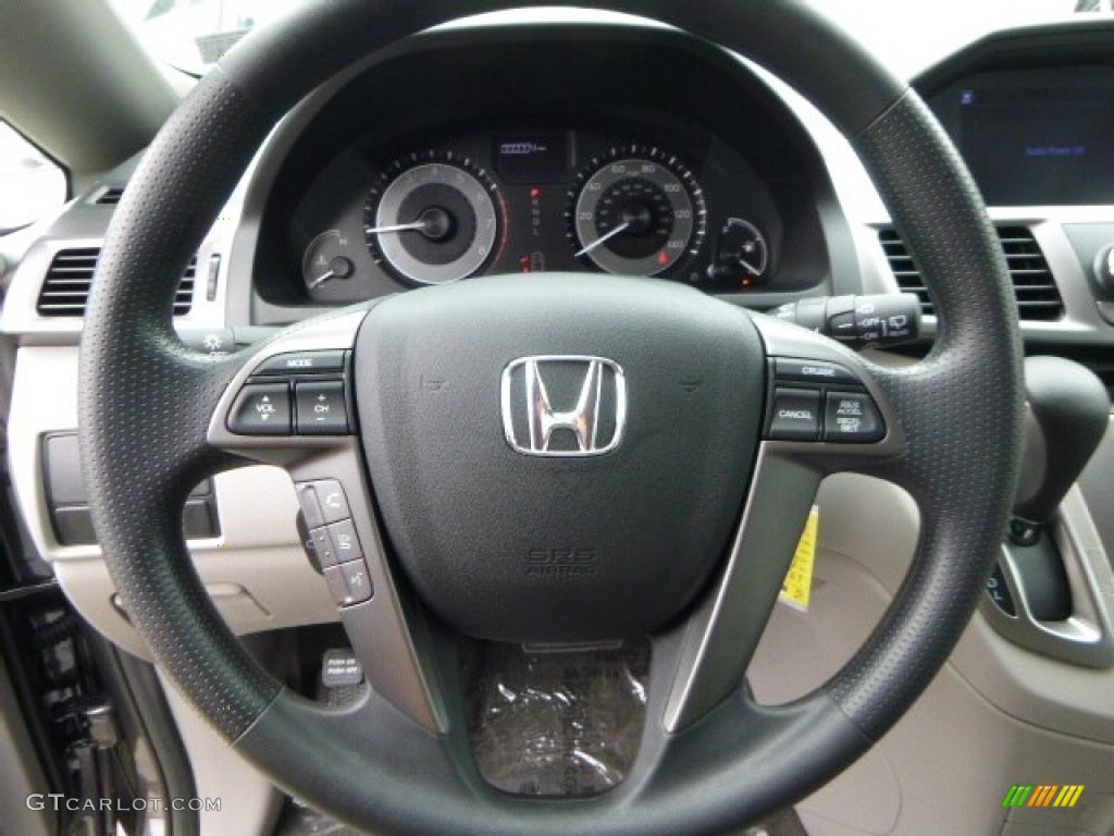 2014 Honda Odyssey LX Gray Steering Wheel Photo #83566134