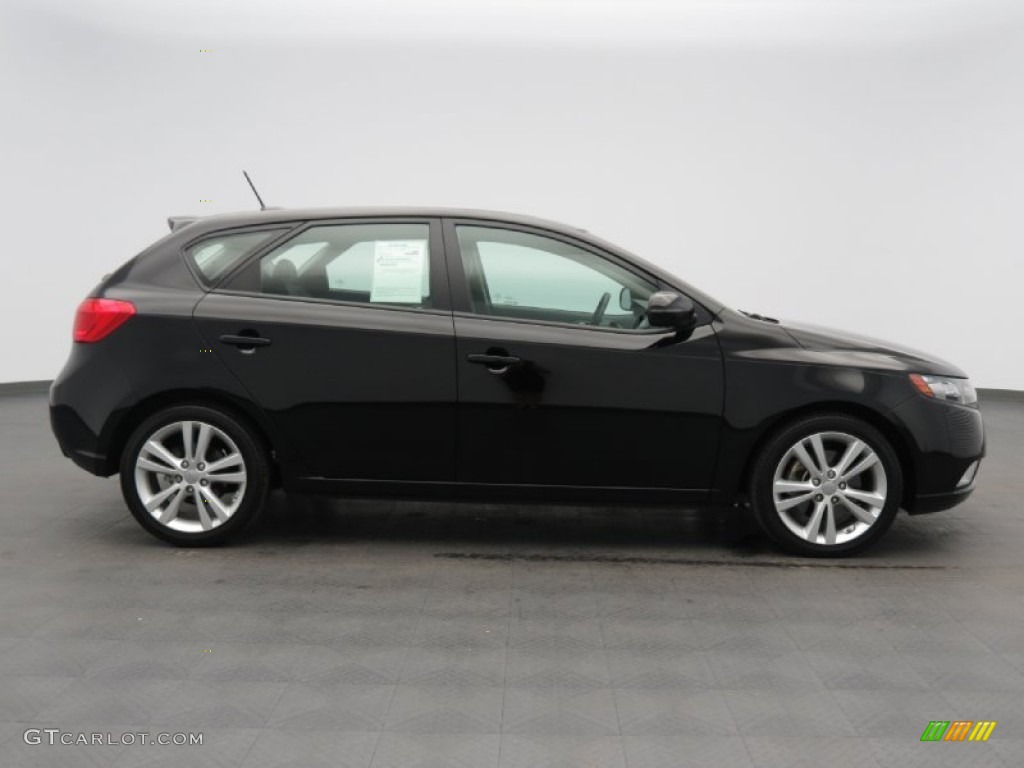 Ebony Black 2012 Kia Forte SX Exterior Photo #83566800