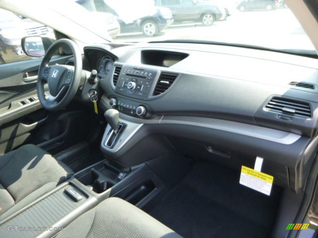 2013 CR-V EX AWD - Kona Coffee Metallic / Black photo #11