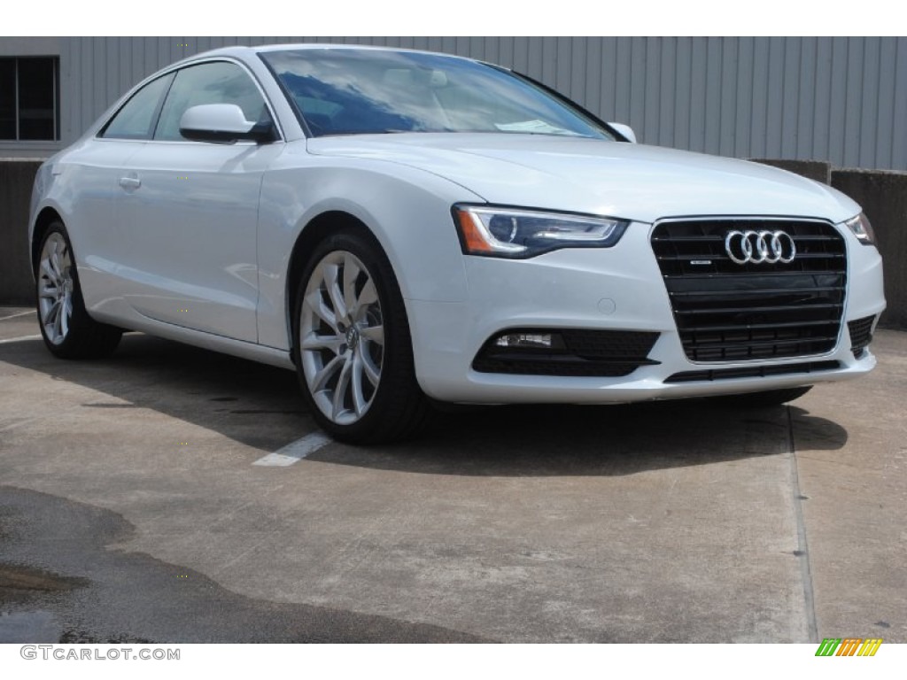 Glacier White Metallic Audi A5