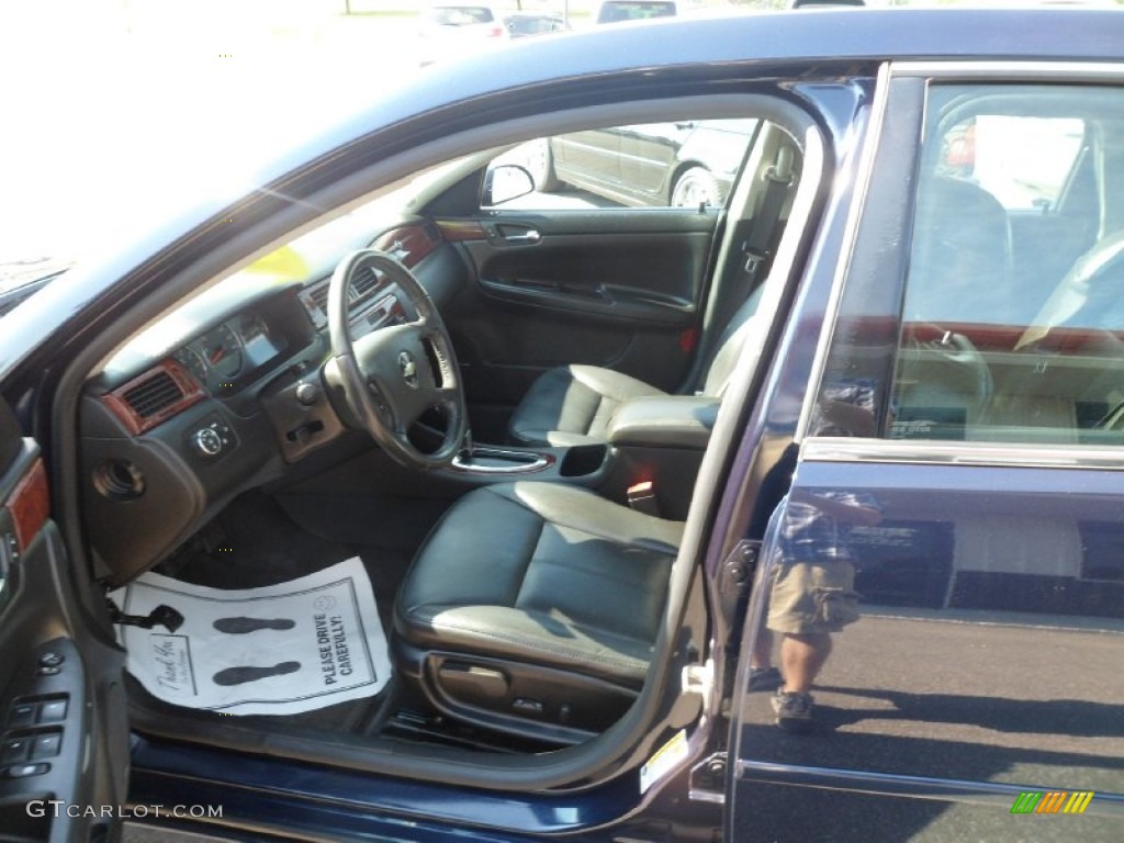 2008 Impala LTZ - Imperial Blue Metallic / Ebony Black photo #23