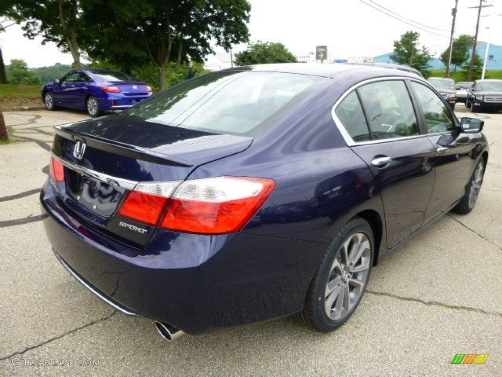 2013 Accord Sport Sedan - Obsidian Blue Pearl / Black photo #3