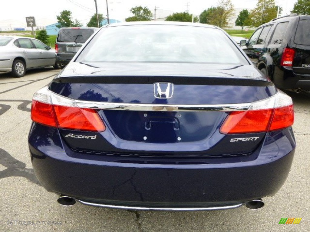 2013 Accord Sport Sedan - Obsidian Blue Pearl / Black photo #4