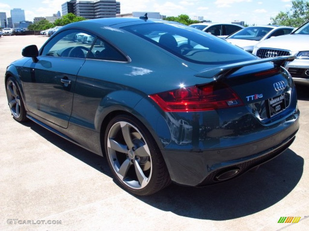 2013 TT RS quattro Coupe - Audi Exclusive Dark Teal / Black/Spectral Silver photo #7