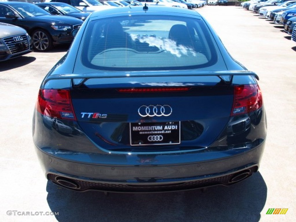 2013 TT RS quattro Coupe - Audi Exclusive Dark Teal / Black/Spectral Silver photo #8