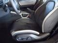 2013 Audi TT Black/Spectral Silver Interior Front Seat Photo