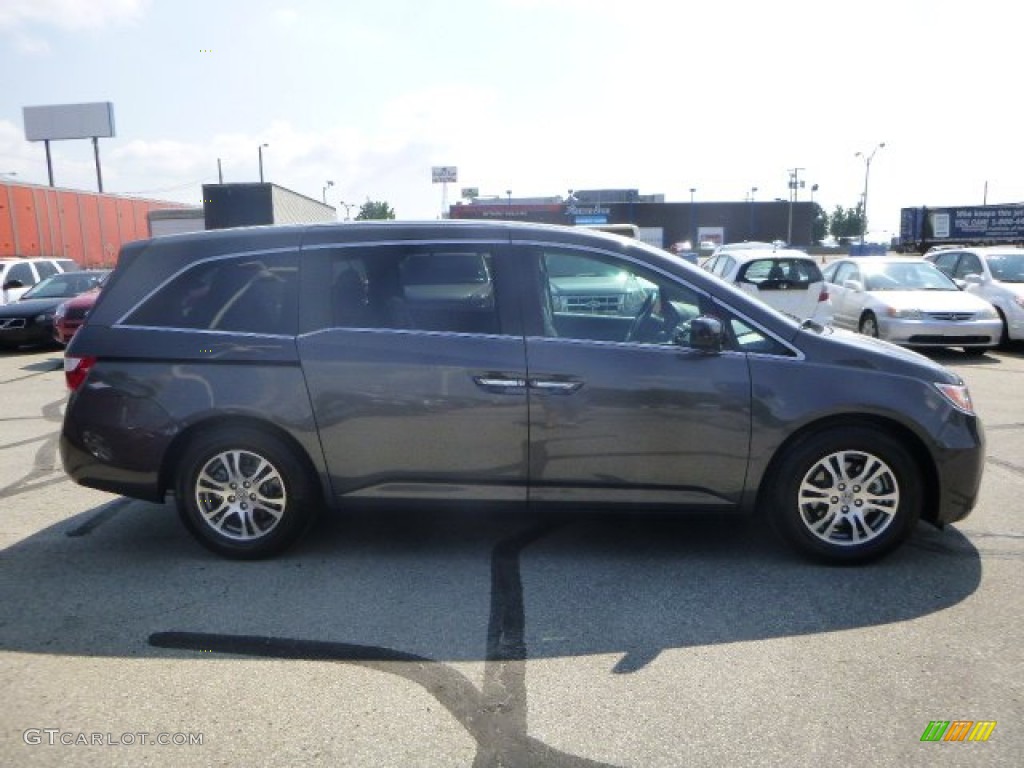 2013 Odyssey EX-L - Smokey Topaz Metallic / Truffle photo #2
