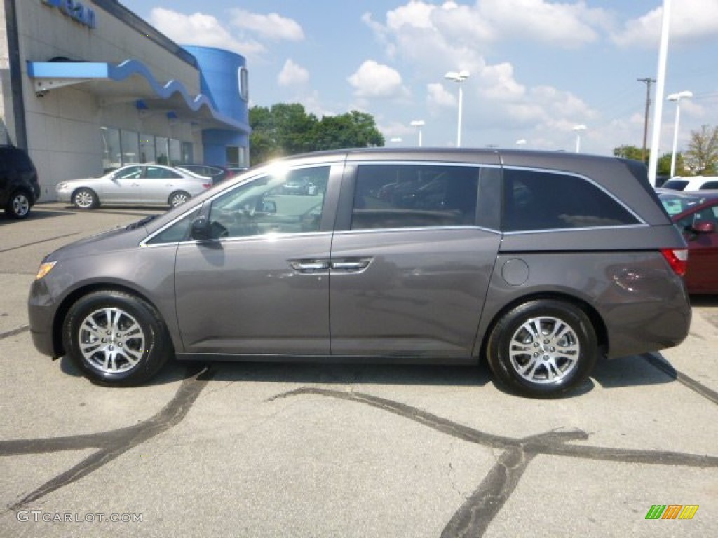 2013 Odyssey EX-L - Smokey Topaz Metallic / Truffle photo #6