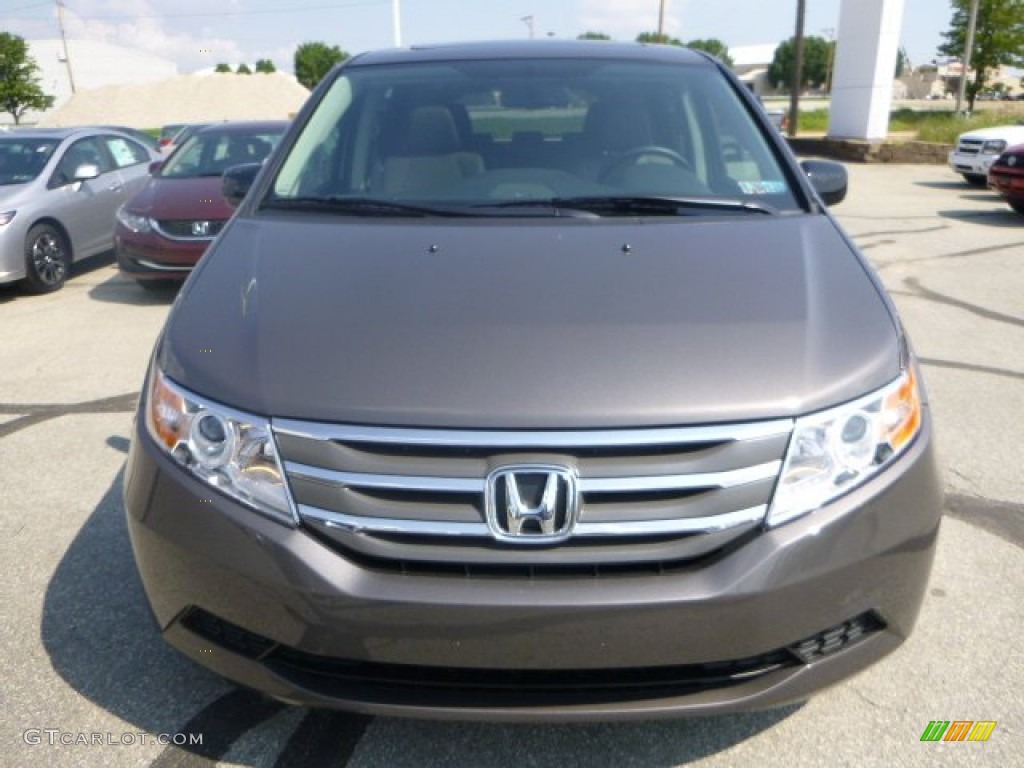 2013 Odyssey EX-L - Smokey Topaz Metallic / Truffle photo #8