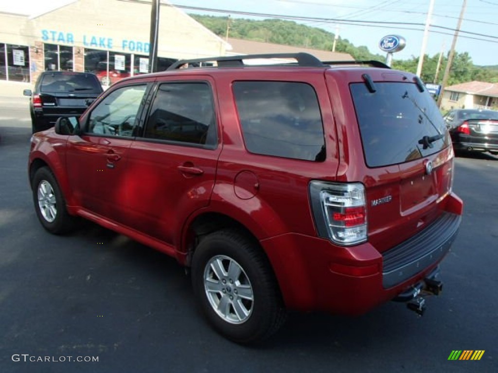 2011 Mariner V6 AWD - Sangria Red Metallic / Stone photo #6