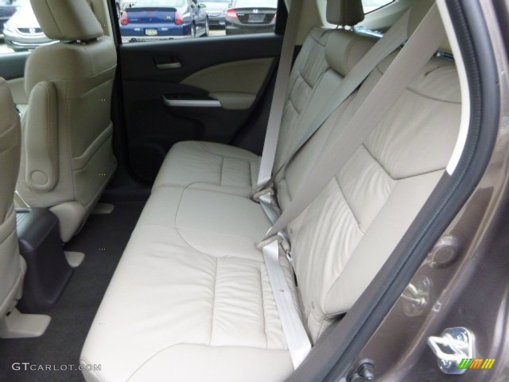 2013 CR-V EX-L AWD - Urban Titanium Metallic / Beige photo #11