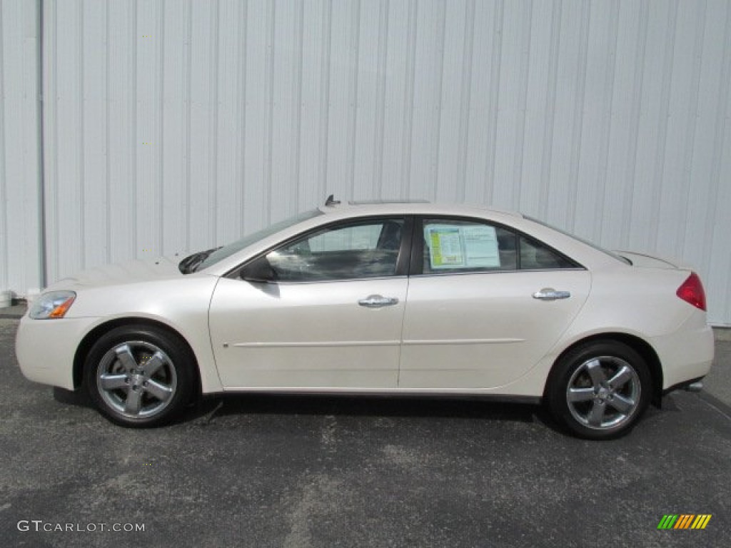 2009 G6 V6 Sedan - White Diamond Tri Coat / Light Taupe photo #2