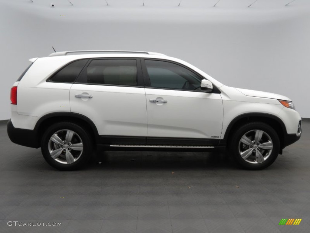 Snow White Pearl 2012 Kia Sorento EX AWD Exterior Photo #83570727