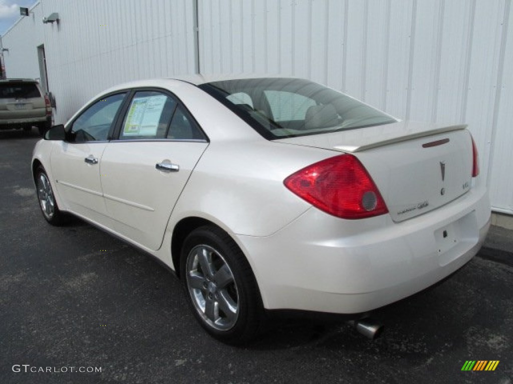 2009 G6 V6 Sedan - White Diamond Tri Coat / Light Taupe photo #9
