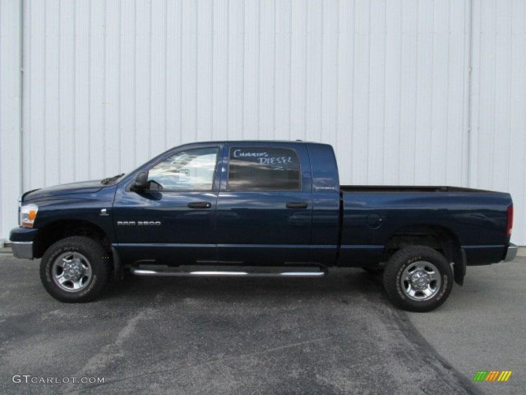 Patriot Blue Pearl 2006 Dodge Ram 2500 SLT Mega Cab 4x4 Exterior Photo #83571096