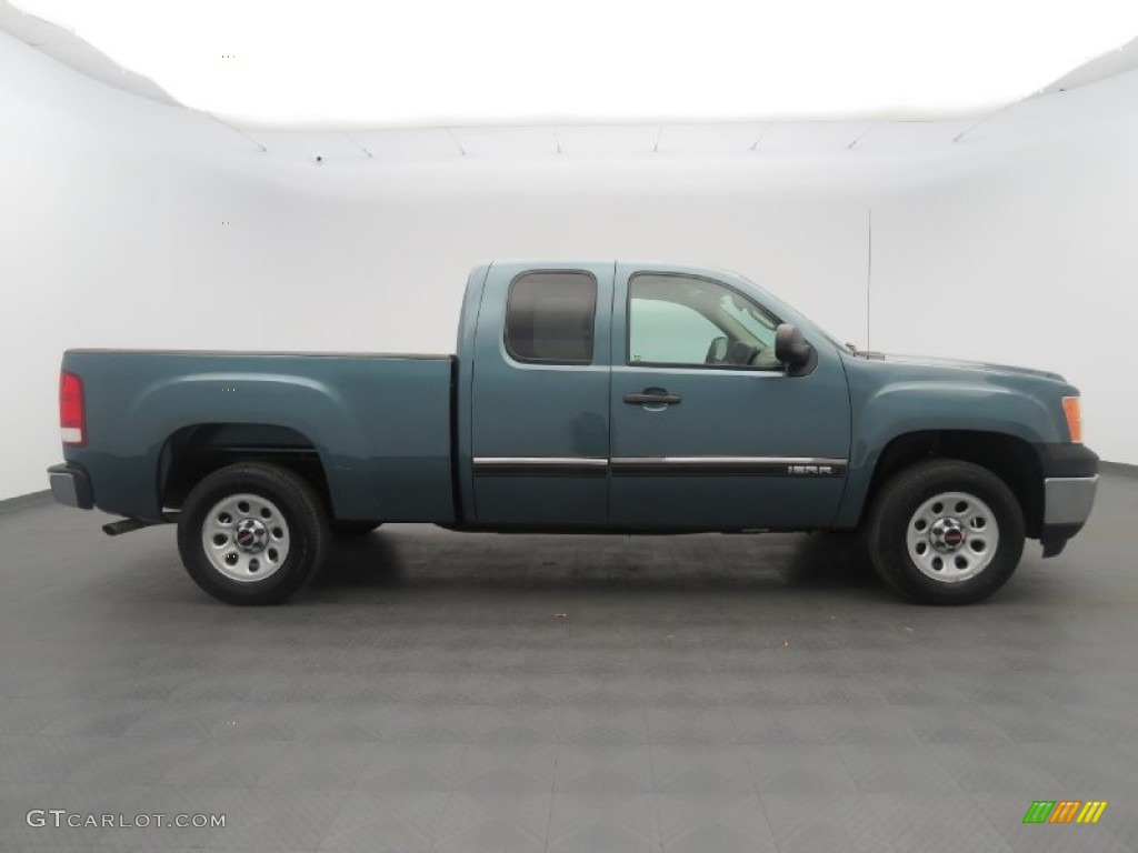 Stealth Gray Metallic 2009 GMC Sierra 1500 Work Truck Extended Cab Exterior Photo #83571474
