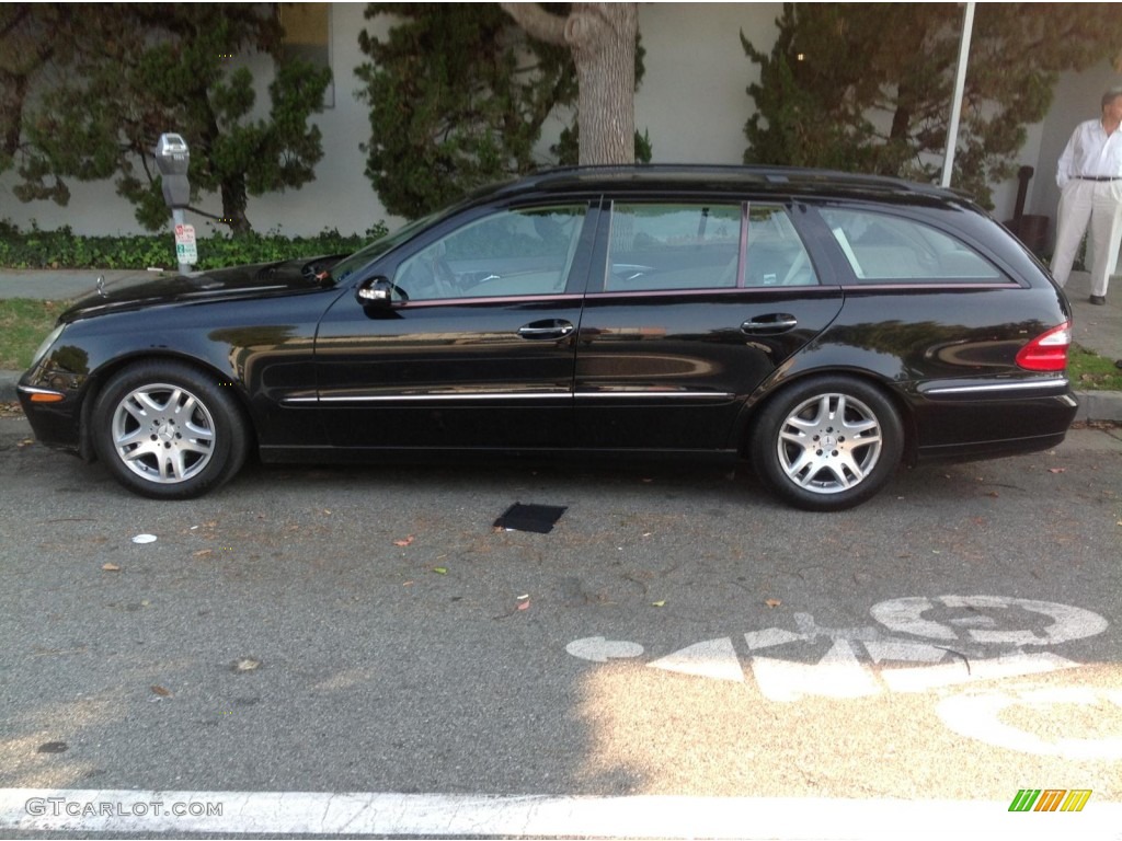 Black 2004 Mercedes-Benz E 320 Wagon Exterior Photo #83571519