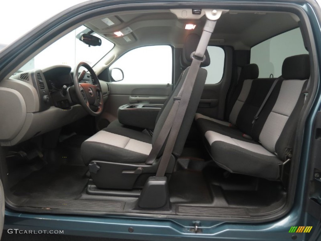 Dark Titanium Interior 2009 GMC Sierra 1500 Work Truck Extended Cab Photo #83571672