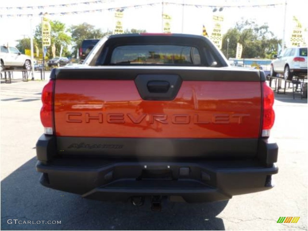 2003 Avalanche Z66 - Sunset Orange Metallic / Dark Charcoal photo #5