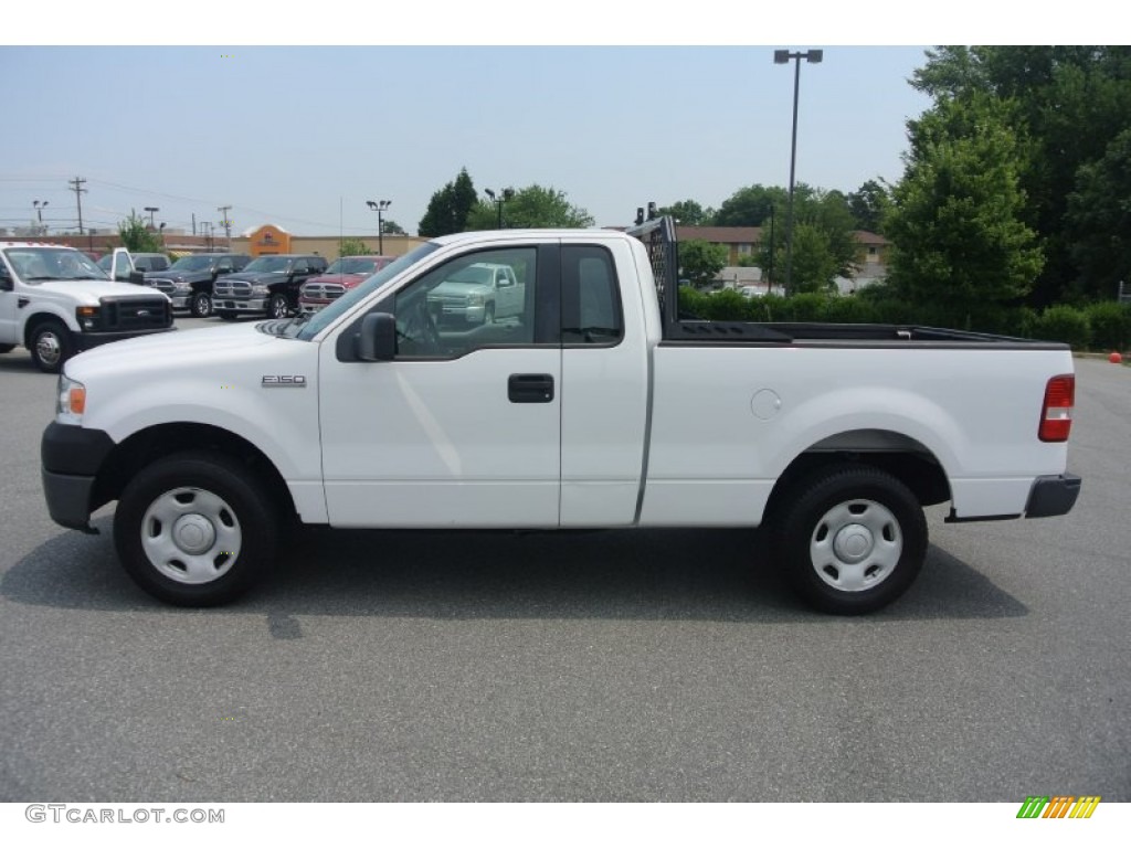2006 F150 XL Regular Cab - Oxford White / Medium Flint photo #3
