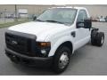 2008 Oxford White Ford F350 Super Duty XL Regular Cab Chassis  photo #1